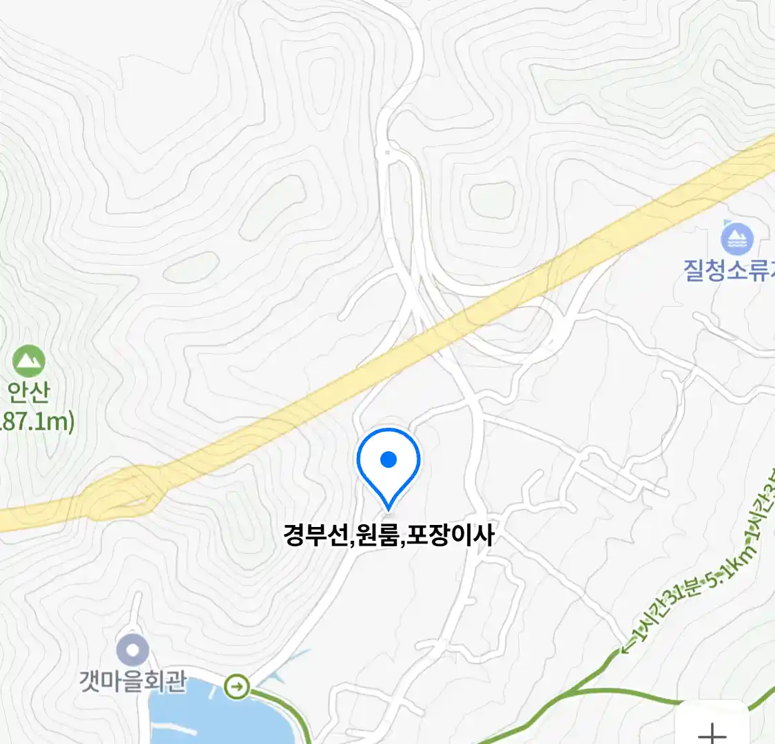 경부선,원룸,포장이사 위치