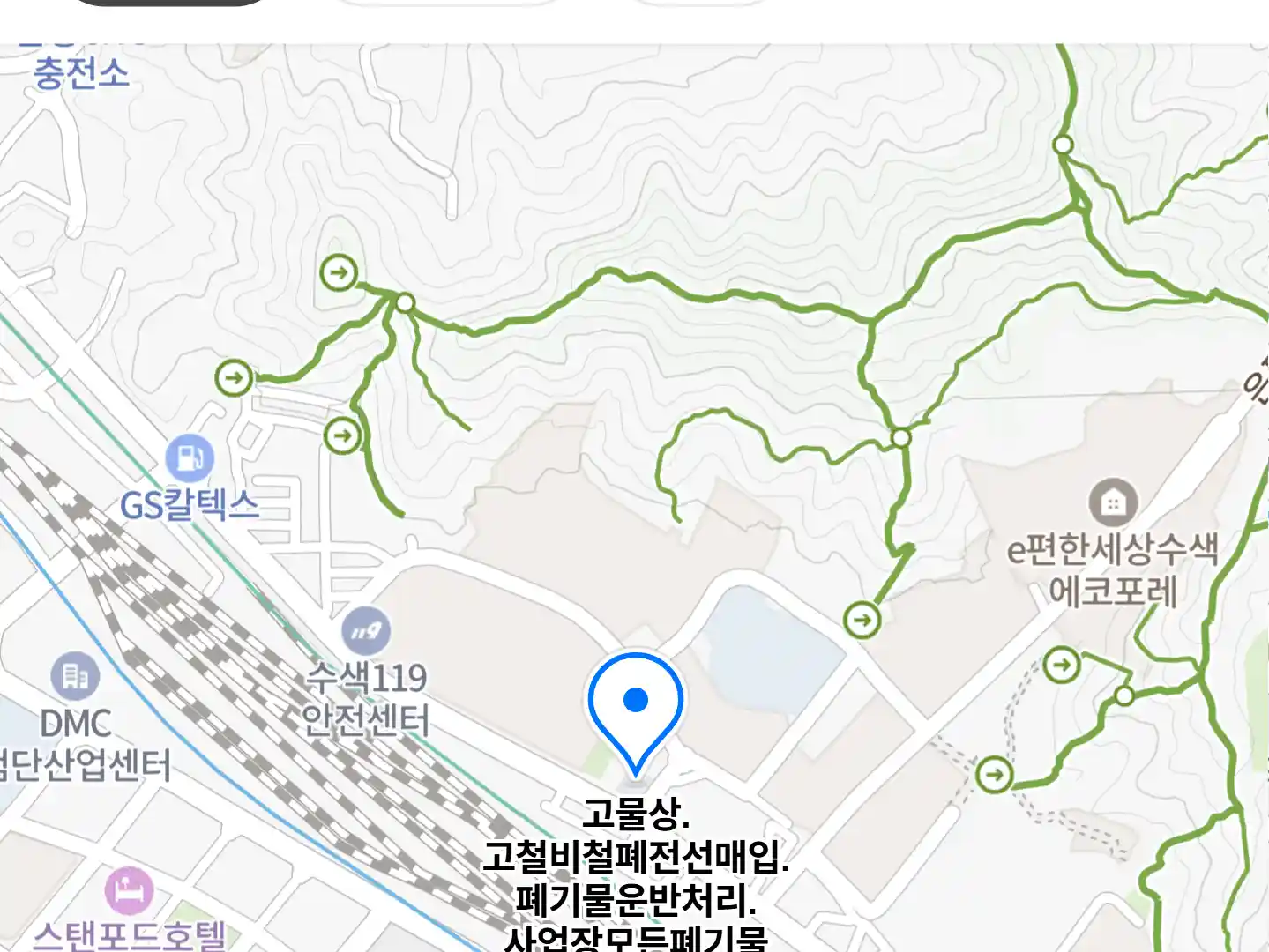 고물상.고철비철폐전선매입 위치