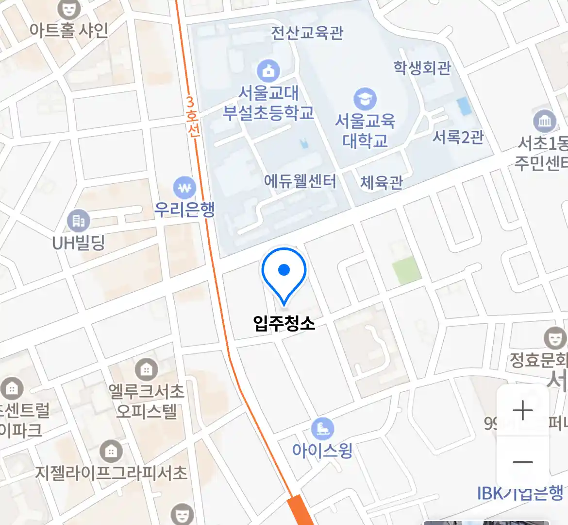 입주청소 (서초구 사임당로8길) 위치