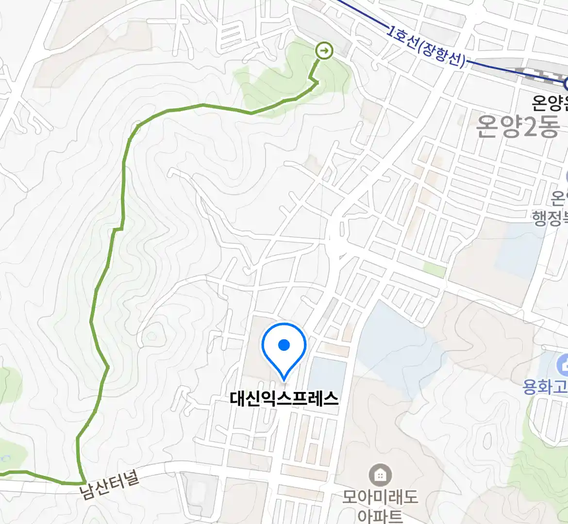 대신익스프레스 위치