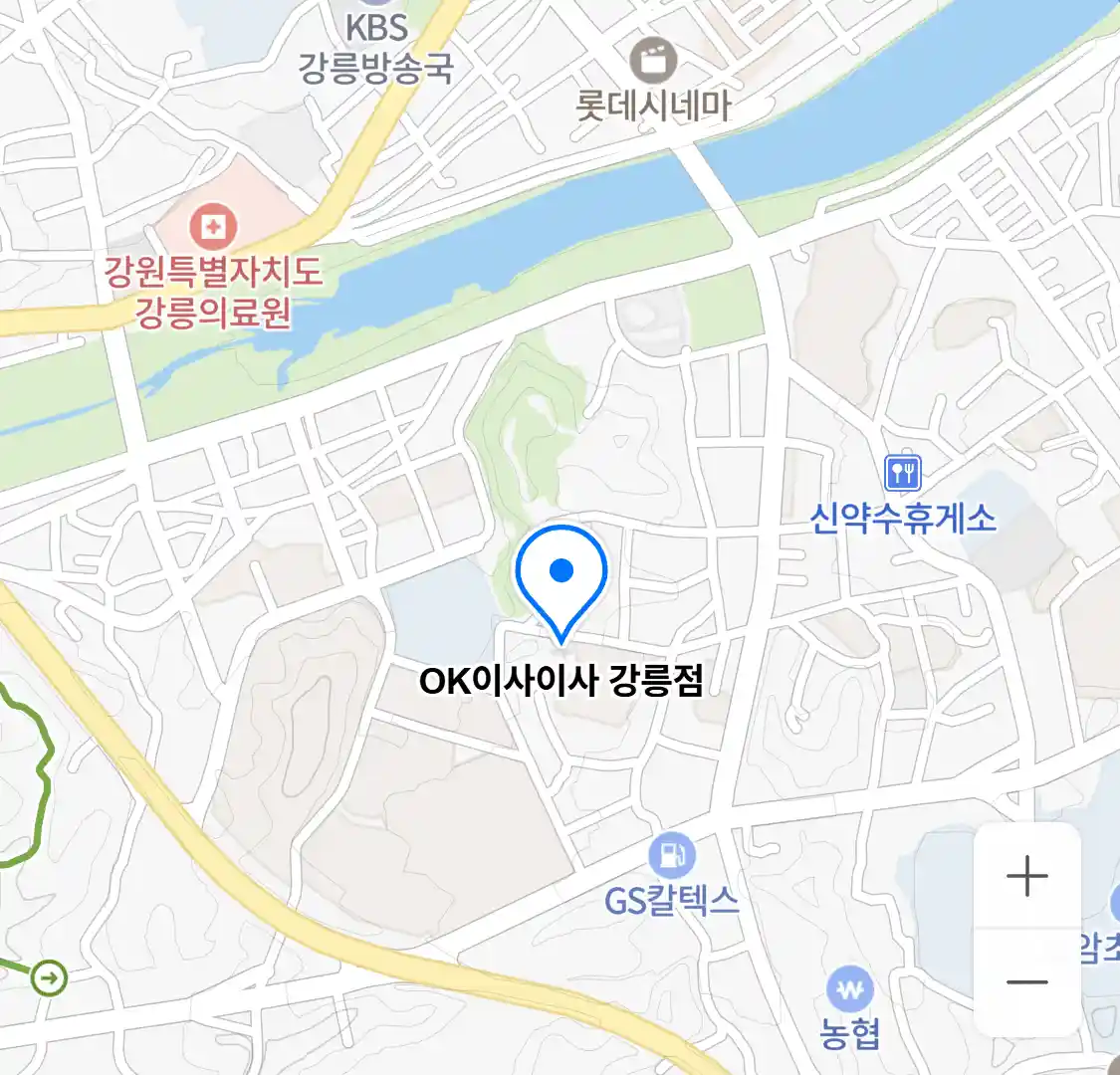 OK이사이사 강릉점 위치