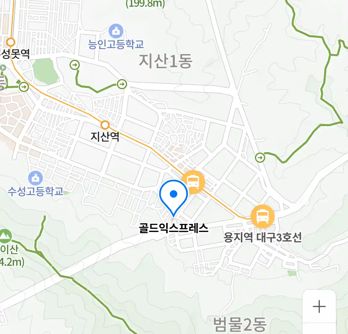 골드익스프레스 지도