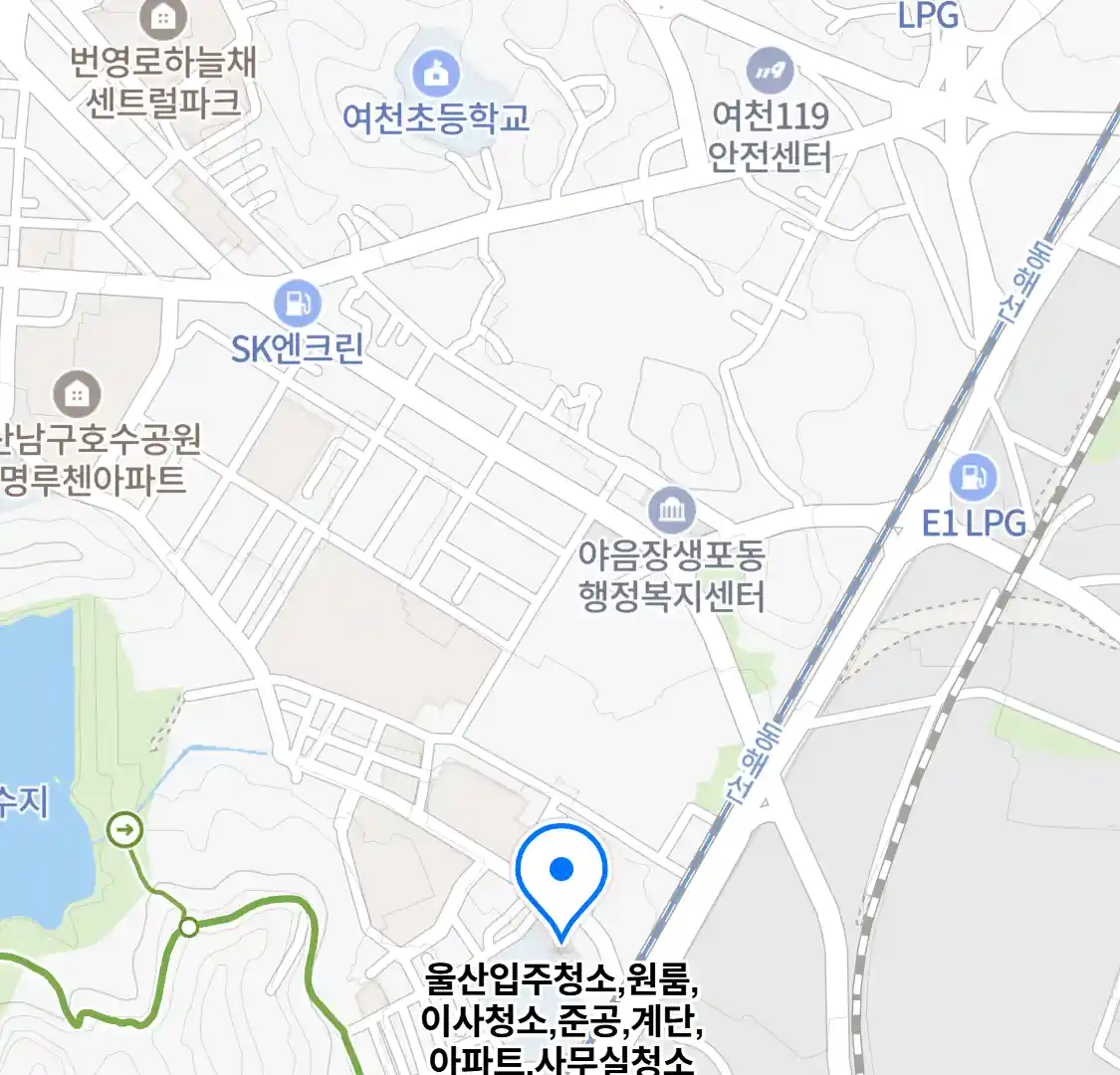 울산입주청소,원룸,이사청소,준공,계단,아파트,사무실청소 위치