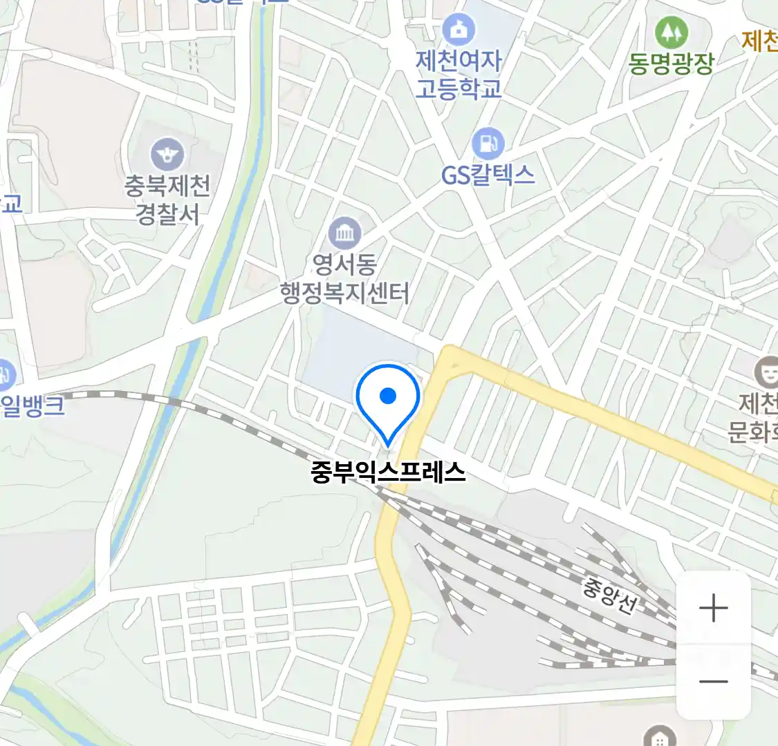 중부익스프레스 위치